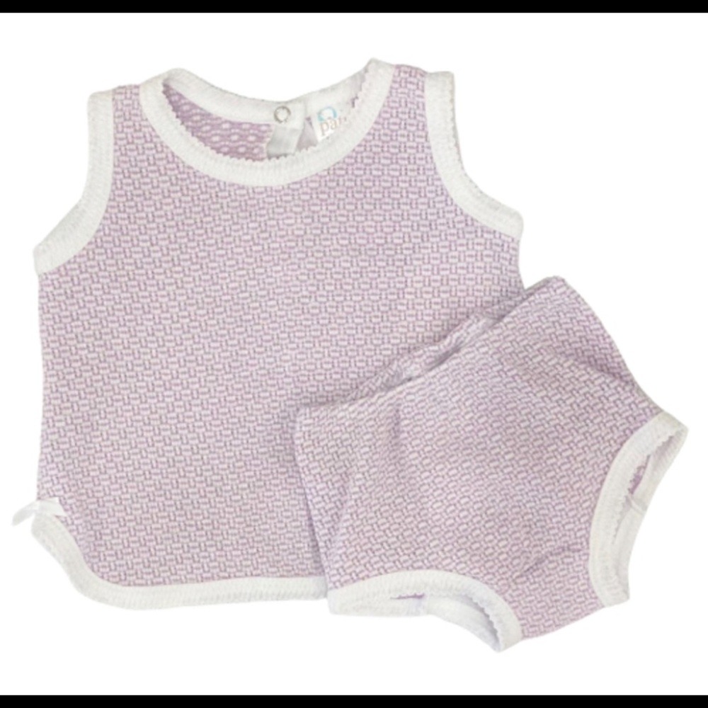 Paty sleeveless top with diaper cover
